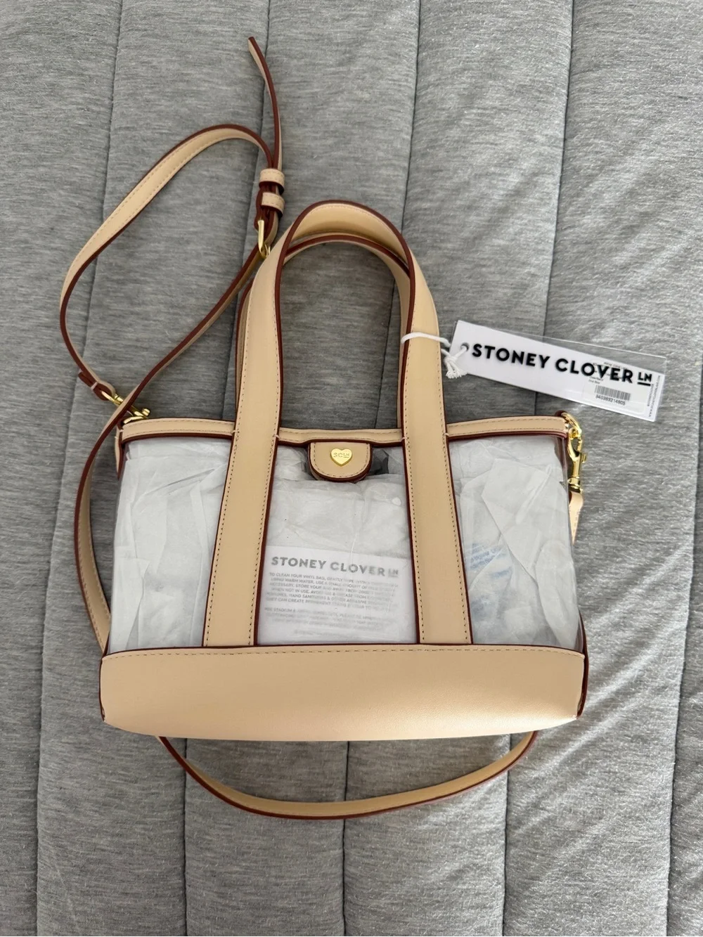Stoney Clover Lane - Clear Mini Tote Crossbody Bag